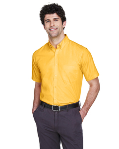 Core 365 88194 Men's Optimum Short-Sleeve Twill Shirt