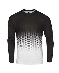 Badger Sport 2224 Hex 2.0 Youth L/S Tee
