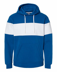 J America 8644 Men's Varsity Pullover Hooded Sweatshirt