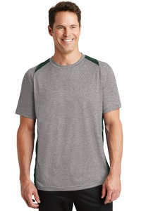 Sport-Tek ST361 Heather Colorblock Contender ™ Tee