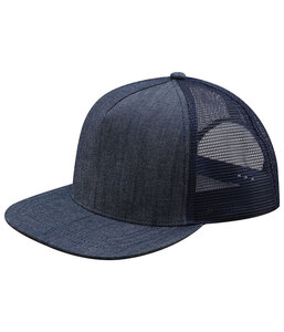 Mega Cap MC6997C Flat Bill Snapback Trucker Cap