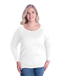 LAT 3862 Ladies' Curvy French Terry Pullover