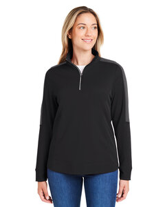 CORE365 CE404W Ladies' Market Snag Protect Mesh ColorblockQuarter-Zip