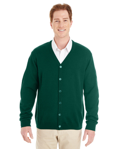 Harriton M425 Men's Pilbloc™ V-Neck Button Cardigan Sweater
