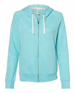 Jerzees 92WR Women's Snow Heather French Terry Full-Zip Hooded Sweatshirt thumbnail