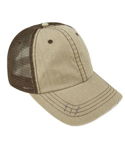 Mega Cap MC6990 Herringbone Trucker Cap
