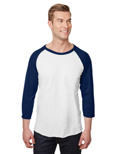 Jerzees 560RR Adult  5.2 oz., Premium Blend Ring-Spun Raglan Baseball T-Shirt