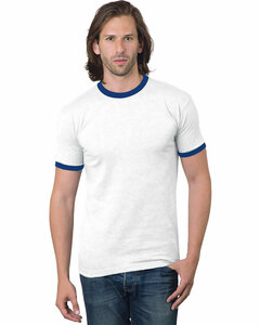 Bayside 1800 Unisex Ringer T-Shirt