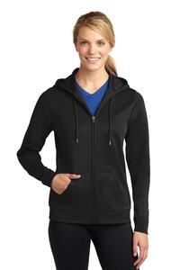 Sport-Tek LST238 Ladies Sport-Wick ® Fleece Full-Zip Hooded Jacket