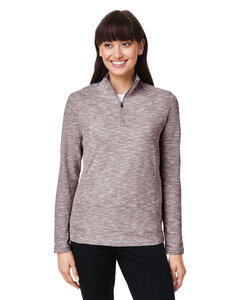 North End NE415W Ladies' Eclipse Jacquard Quarter-Zip