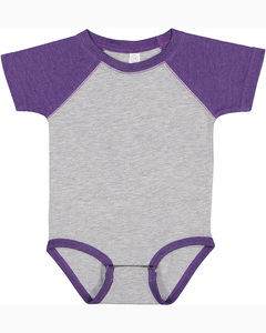 Rabbit Skins RS4430 Infant Baseball Bodysuit