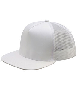Mega Cap MC6997C Flat Bill Snapback Trucker Cap