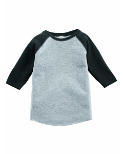 Rabbit Skins RS3330 Toddler Baseball Fine Jersey Three-Quarter Sleeve Tee