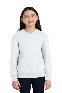 Port & Company PC78YPKT Port & Co ™ Youth Core Fleece Crewneck Pocket Sweatshirt