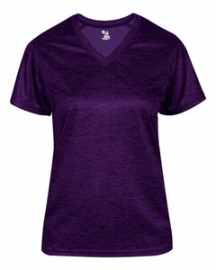 Badger Sport 4175 Tonal Blend Women's V Neck Tee