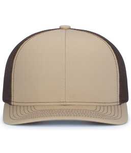 Pacific Headwear PH104S Contrast Stitch Trucker Snapback