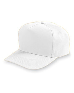 Augusta Sportswear 6202 Five-Panel Cotton Twill Cap