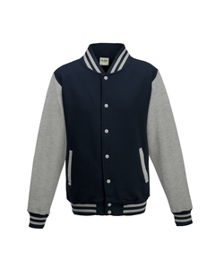 Just Hoods By AWDis JHA043 Men's 80/20 Heavyweight Letterman Jacket