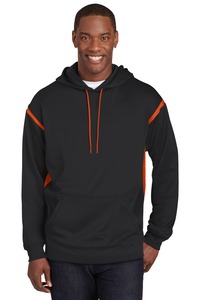 Sport-Tek F246 Tech Fleece Colorblock Hooded Sweatshirt