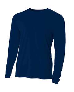Navy Blue Long Sleeve T-Shirts Wholesale | ShirtSpace