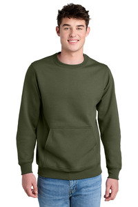 Port & Company PC78PKT Core Fleece Crewneck Pocket Sweatshirt