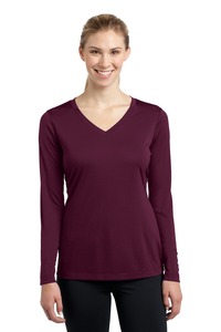 Sport-Tek LST353LS Women's Long Sleeve PosiCharge ® Competitor™ V-Neck Tee