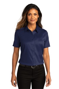 Port Authority LW809 Ladies Short Sleeve SuperPro ™ React ™ Twill Shirt