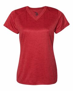 Badger Sport 4175 Tonal Blend Women's V Neck Tee