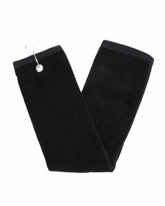 Carmel Towel Company C162523TGH Trifold Golf Towel with Grommet and Hook