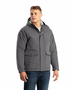 Berne HJ67 Men's Highland Quilt-Lined Micro-Duck Hooded Jacket