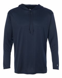 Badger Sport 4105 B Core L/S Hood Tee