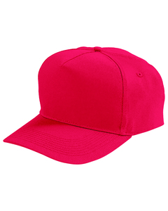 Augusta Sportswear 6207 Youth Five-Panel Cotton Twill Cap