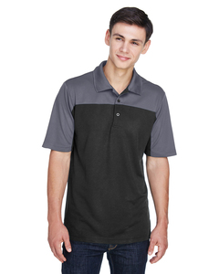 CORE365 CE101 Men's Balance Colorblock Performance Piqué Polo