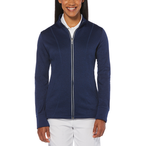 Callaway CGW510 Callaway Ladies' Full Zip Waffle Fleece Jacket
