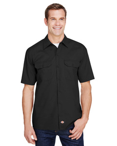 Dickies WS675 Men's FLEX Relaxed Fit Short-Sleeve Twill Work Shirt