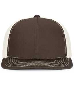 Pacific Headwear P151S Contrast Stitch Trucker PacFlex Snapback Cap