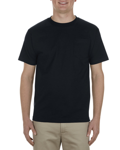 Alstyle AL1905 Adult 5.1 oz., 100% Soft Spun Cotton Pocket T-Shirt