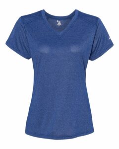 Badger Sport 4362 Pro Heather Women's V Neck Tee