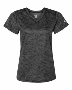 Badger Sport 4175 Tonal Blend Women's V Neck Tee