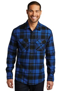 Port Authority W668 Plaid Flannel Shirt