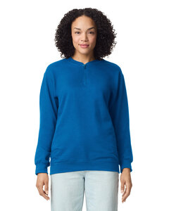 Gildan SF008 Unisex Softstyle Midweight Fleece Quarter-Zip Sweatshirt