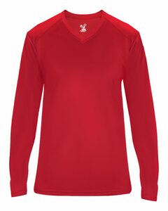 Badger Sport 4064 Ultimate Softlock Women's V Neck L