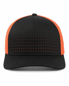 Pacific Headwear PH105P Perforated 5-Panel Trucker Snapback Cap