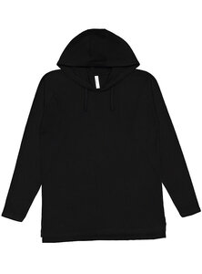 LAT 6917 Men's Hooded Raglan Long Sleeve Fine Jersey T-Shirt