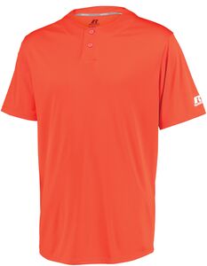 Russell Athletic 3R7X2M Performance Two-Button Solid Jersey
