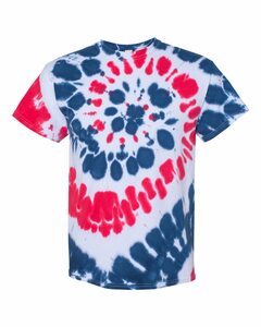 Dyenomite 200MS Multi-Color Spiral Tie-Dyed T-Shirt