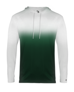 Badger Sport 4205 Ombre Hood Tee