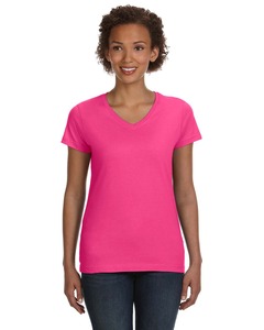 LAT 3507 Ladies' V-Neck Fine Jersey T-Shirt