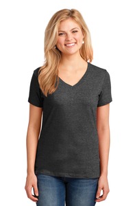 Port & Company LPC54V Ladies Core Cotton V-Neck Tee