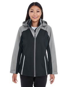 North End NE700W Ladies' Embark Interactive Colorblock Shell with Reflective Printed Panels